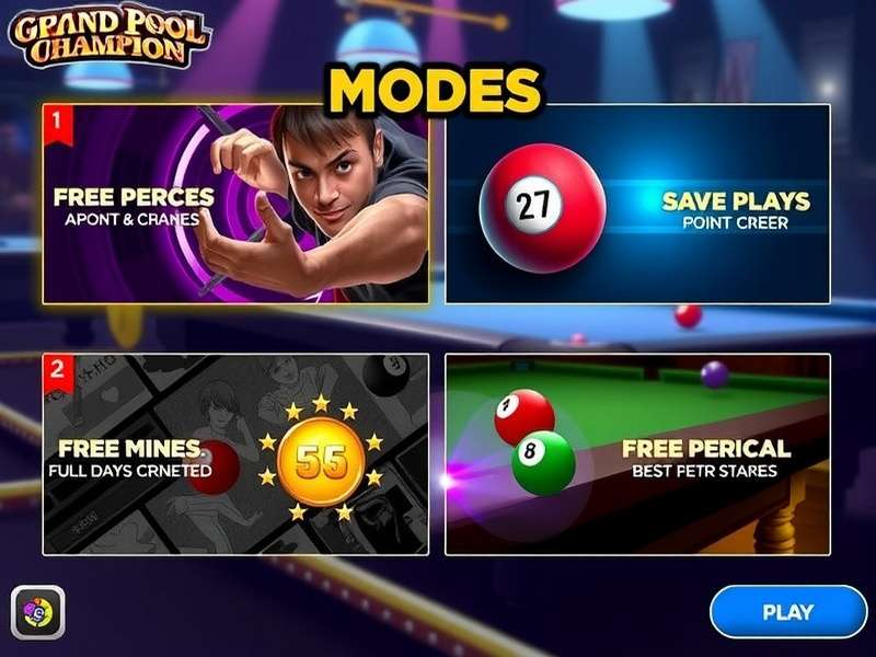Grand Pool Champion different game modes